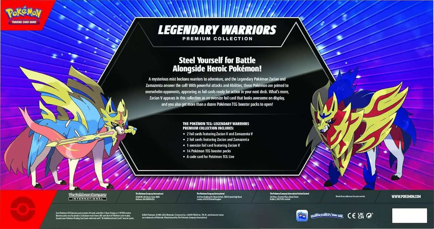 Pokemon Legendary Warriors Premium Collection 14 Booster Packs, 4