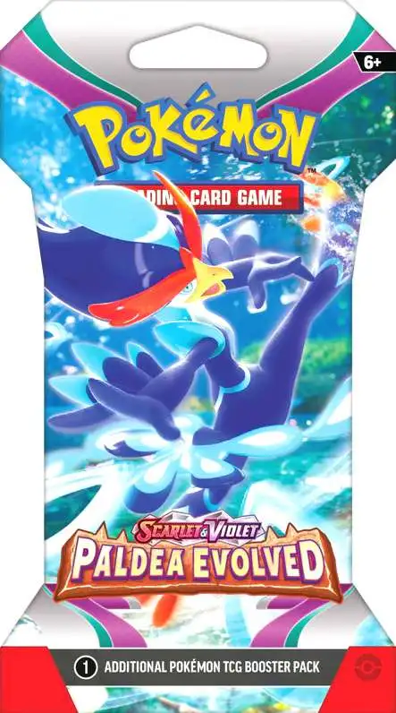 Pokemon Scarlet & Violet Paldea Evolved Sleeved Booster Pack Pokemon Scarlet & Violet Paldea Evolved Sleeved Booster Pack