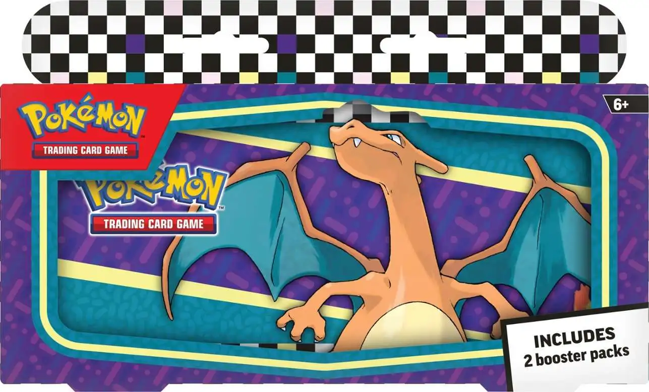 Pokemon 2024 Back to School Charizard Pencil Case Set [2 Booster Packs & Tin]
