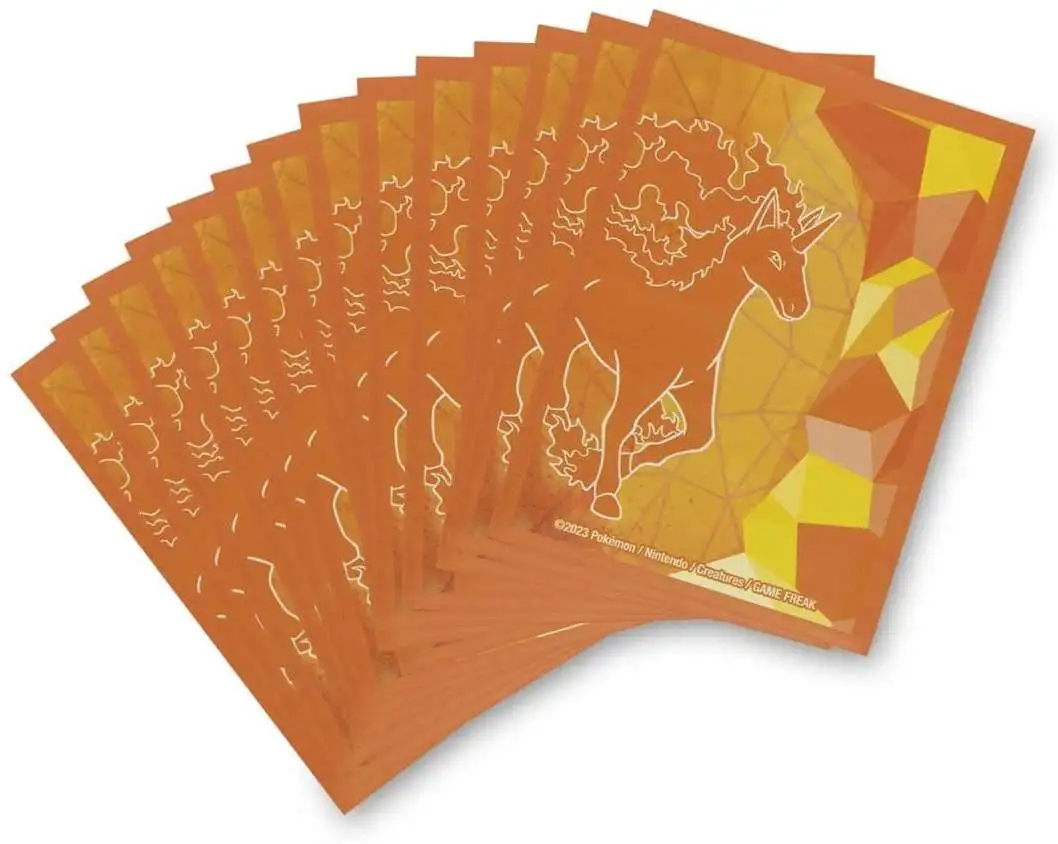 GCC Pokémon: Carte Protettive Con Rapidash (65 Buste) - Flames & Fairies, Finitura Opaca, Originali Pokémon Center