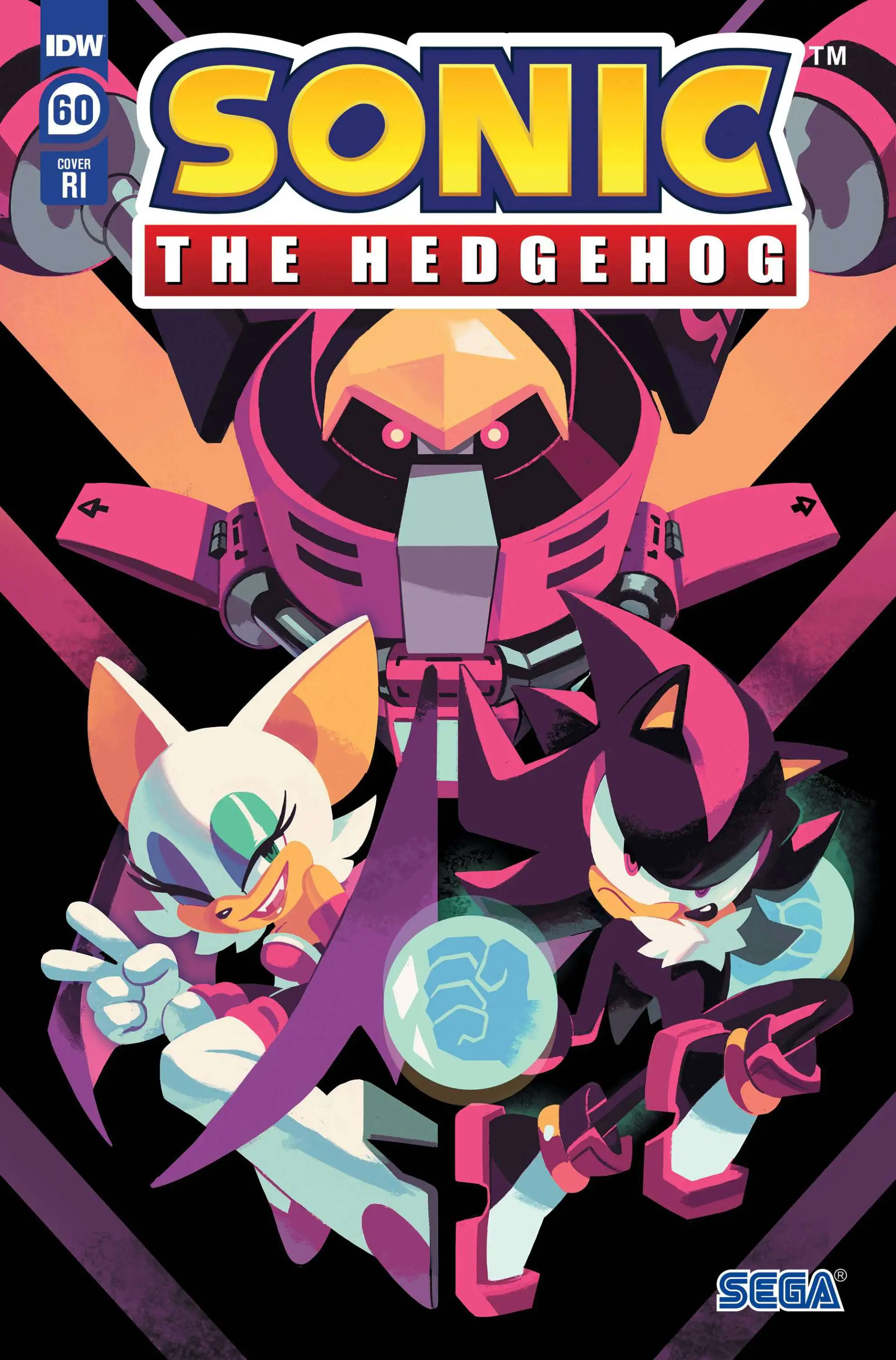 IDW Publishing Sonic the Hedgehog #60 Comic Book [1:10 Fourdraine Incentive]