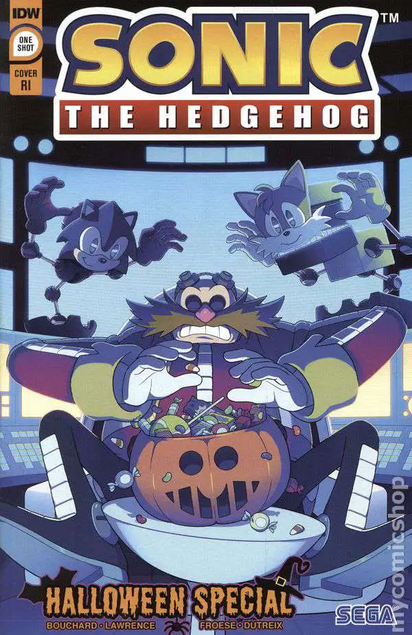 IDW Publishing Sonic Hedgehog Halloween Special #1D Comic Book [1:25 Peppers Variant]