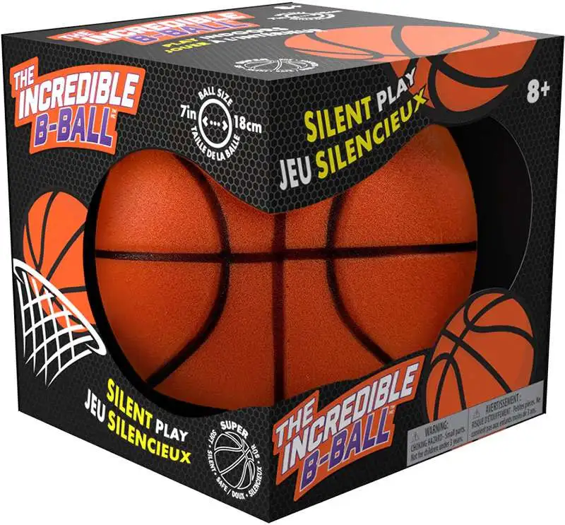 The Incredible B-Ball 7-Inch Foam Ball [Play Basketball Indoors Silently!, Damaged Package]