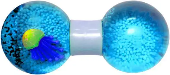 Squishi Sea Globes Jellyfish Blue Squeeze Toy
