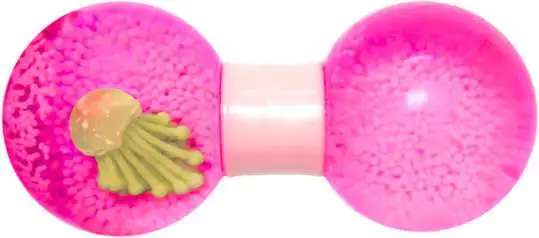Squishi Sea Globes Jellyfish Pink Squeeze Toy