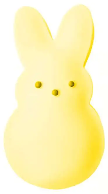 Peeps Yellow Bunny Squeeze Toy