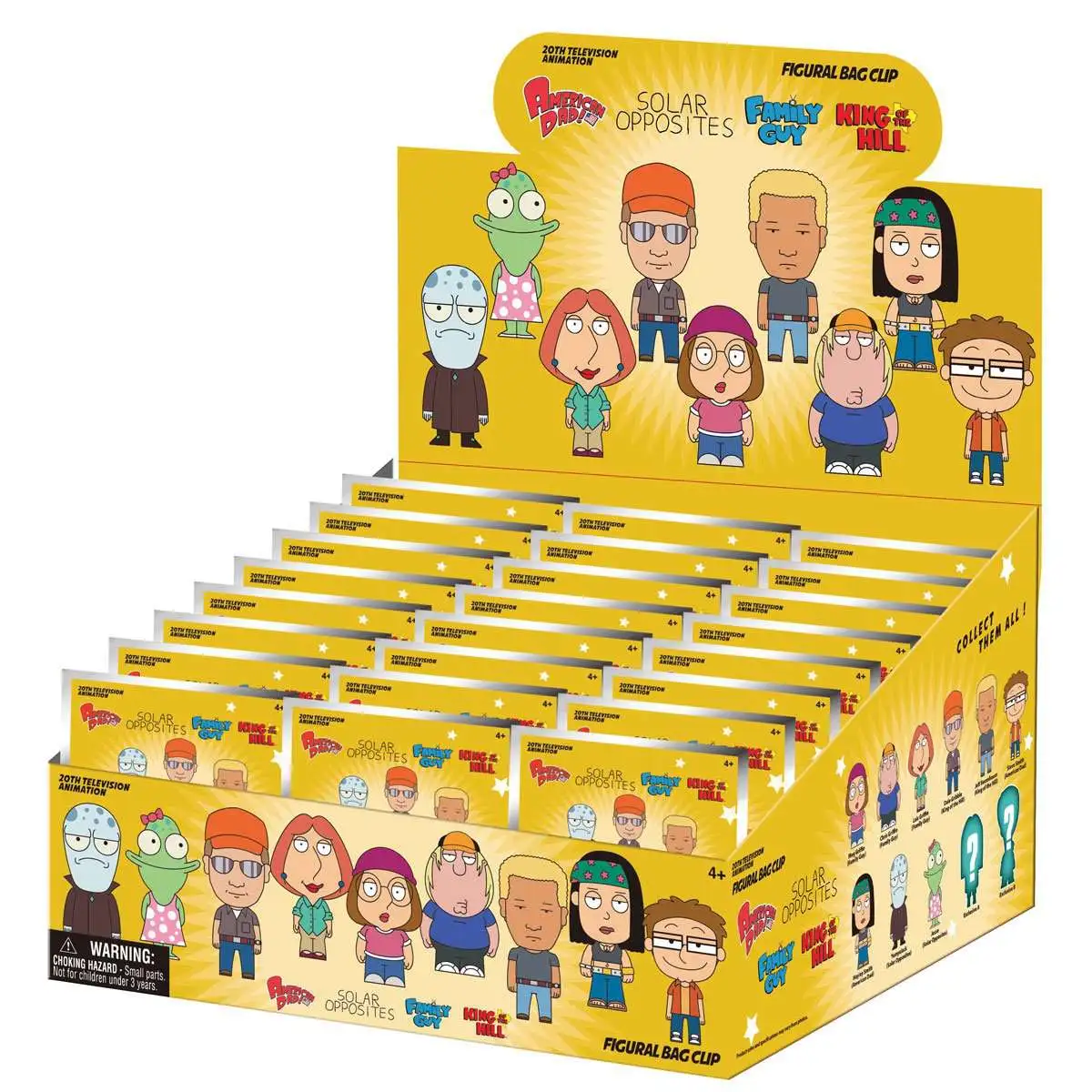 3D Figural Keyring FX Animation Series 2 Mystery Box [24 Packs]