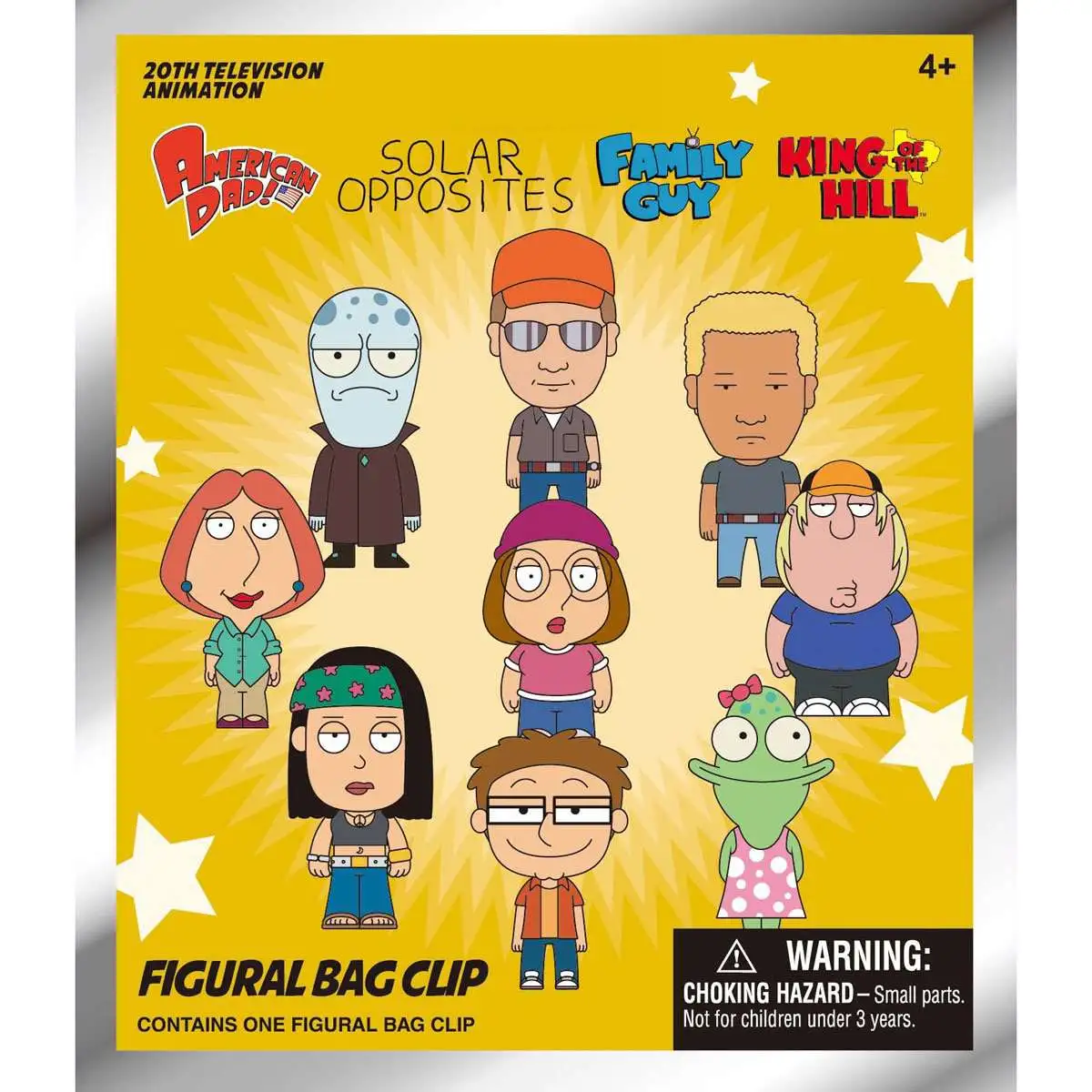 3D Figural Keyring FX Animation Series 2 Mystery Pack [1 RANDOM Figure]