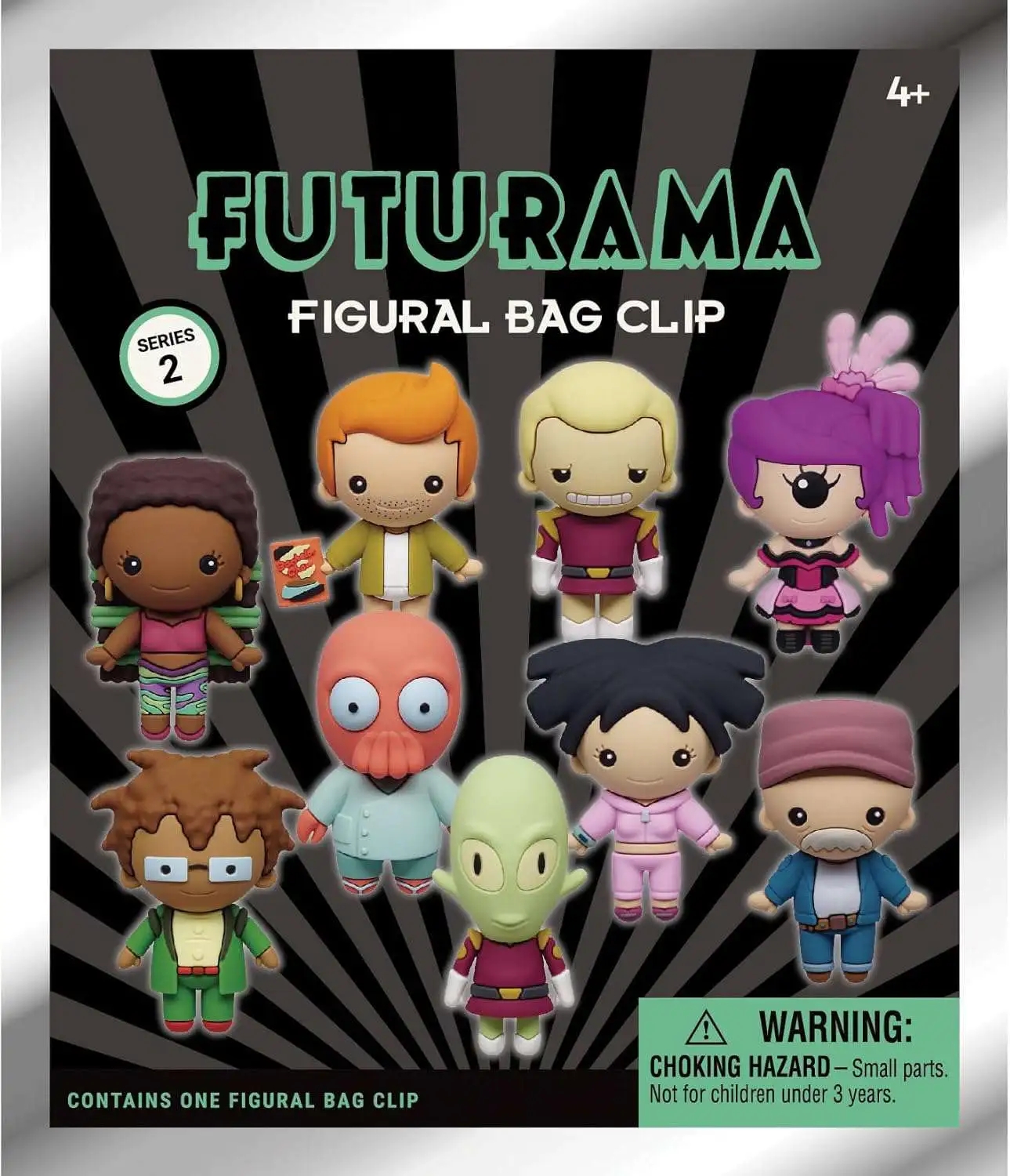 3D Figural Keyring Futurama Series 2 Mystery Pack [1 RANDOM Figure]