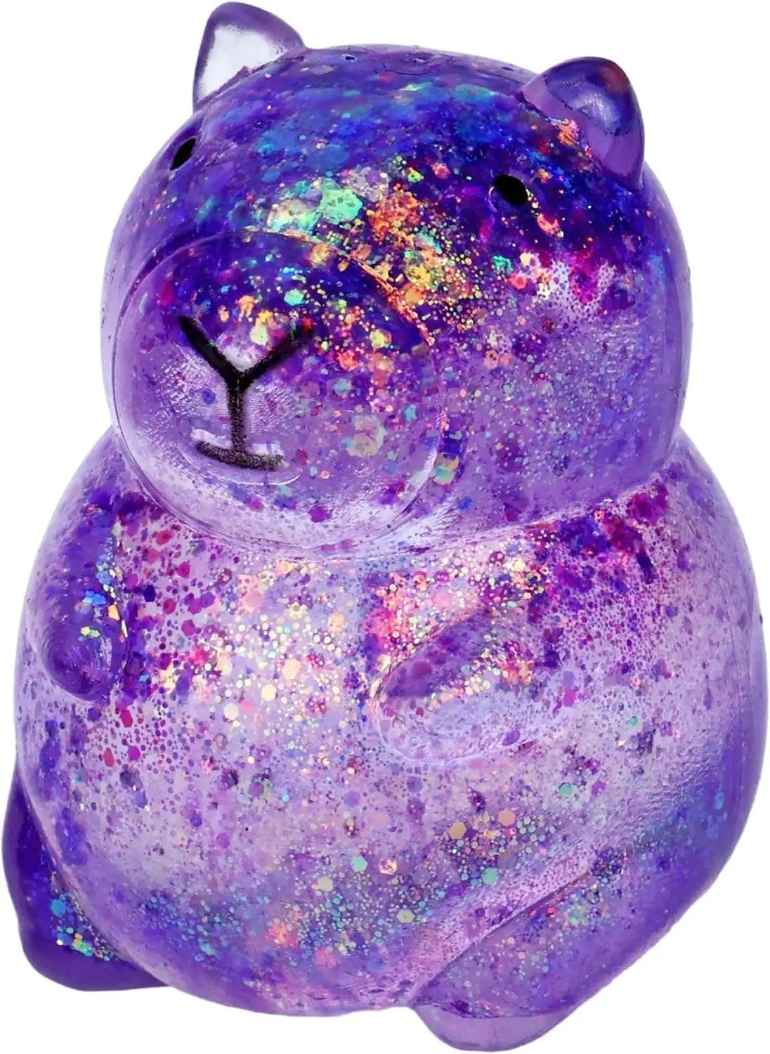 Squishy Glitter Capybara Squeeze Toy [RANDOM COLOR]