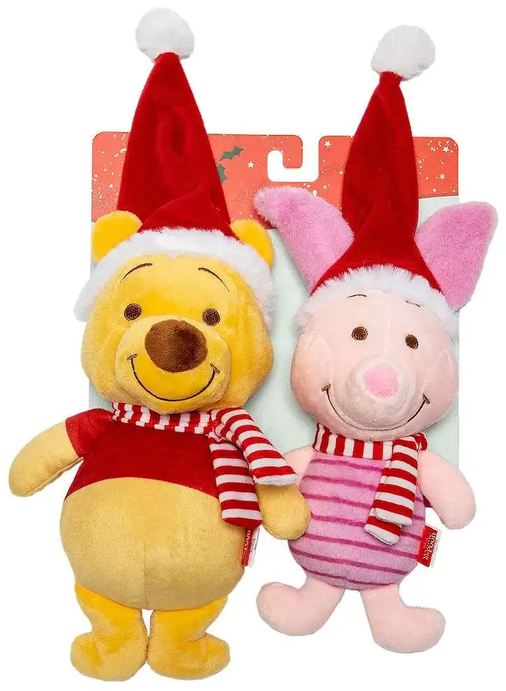 Disney Store Winnie the Pooh Angelo di Natale Coro Mini Sacchetto di Fagioli Pel Disney Store Winnie the Pooh Angelo di Natale Coro Mini Sacchetto di Fagioli Pel