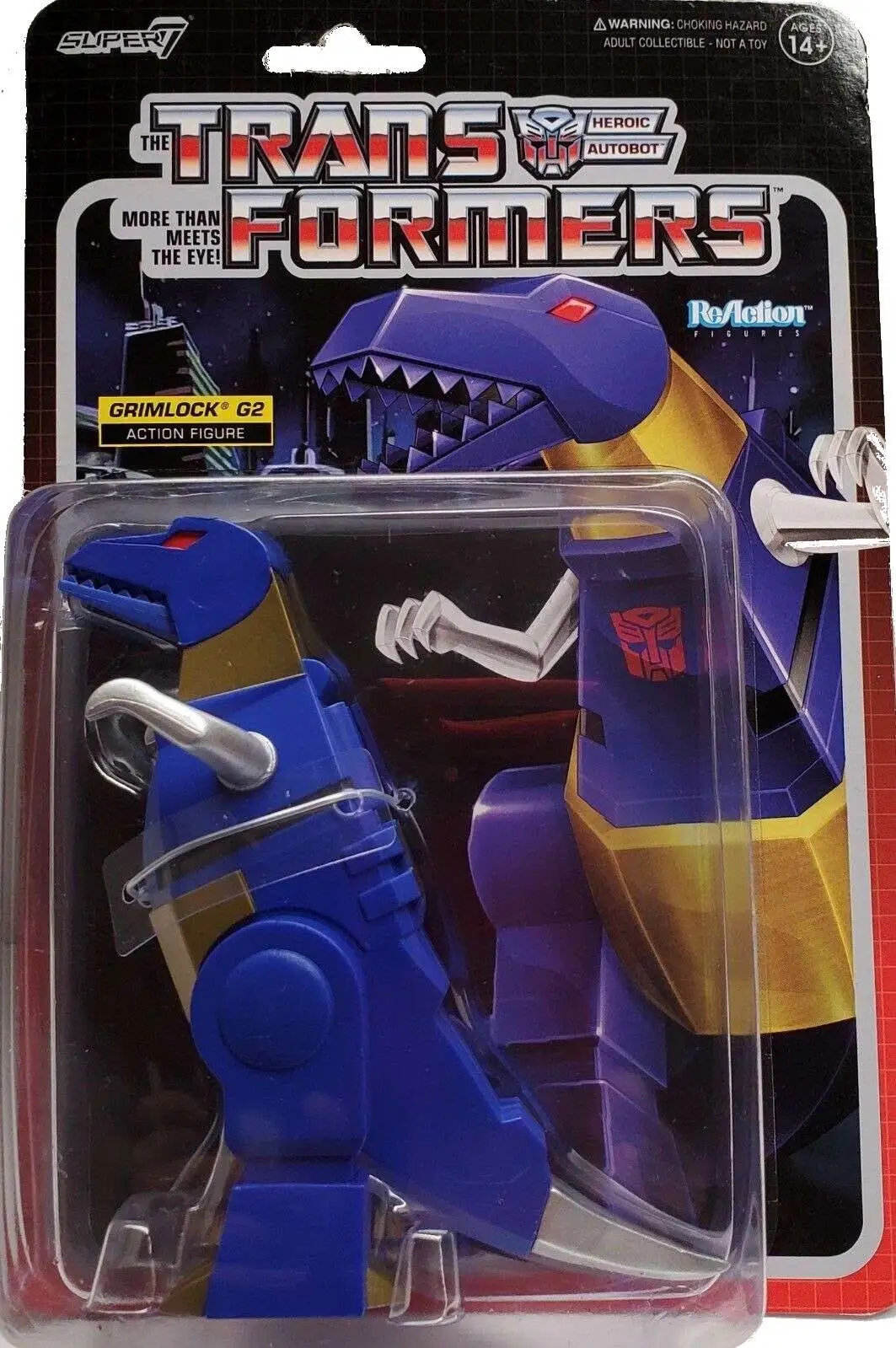 Transformers ReAction Grimlock G2 Action Figure