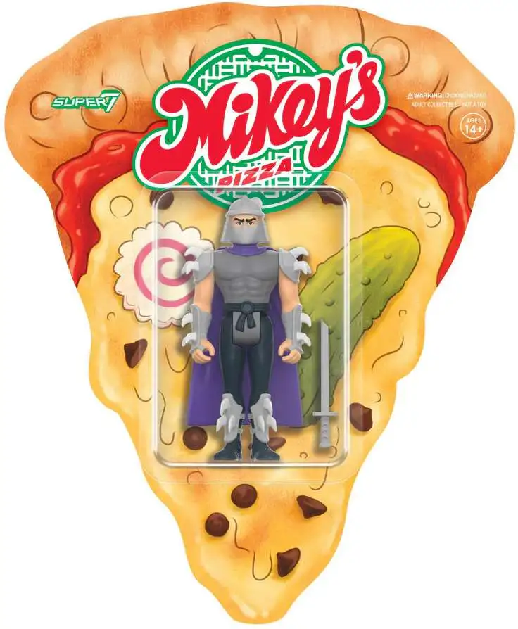 ReAction Teenage Mutant Ninja Turtles Mikey's Pizza Shredder Action Figure [Weird Pizza To Go]