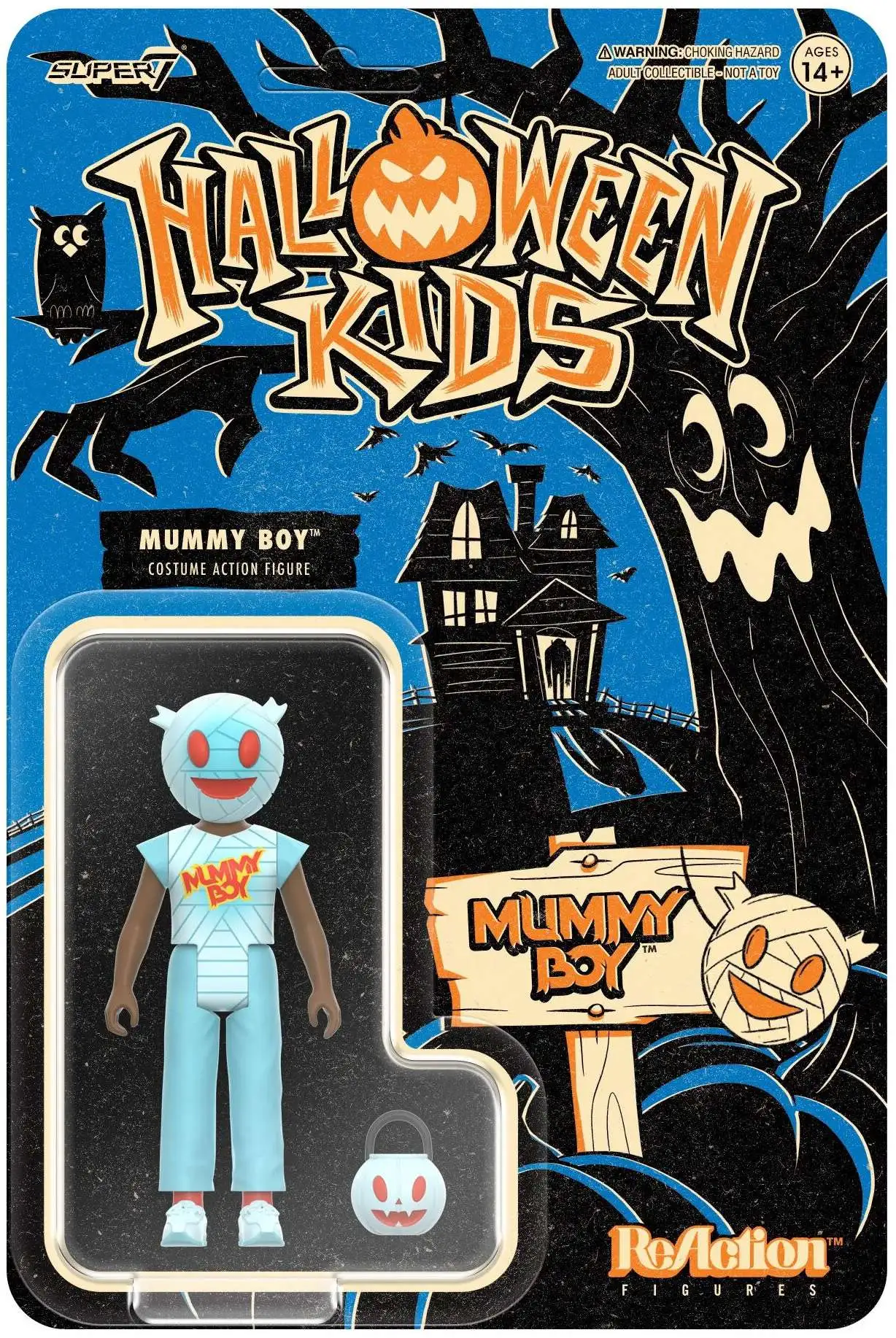 ReAction Halloween Kids Mummy Boy Action Figure [Blue]
