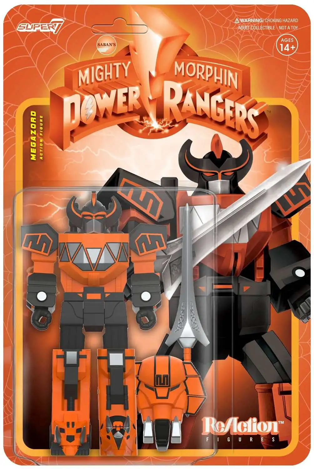 Power Rangers ReAction Halloween Megazord Action Figure [Orange & Black, Mighty Morphin']