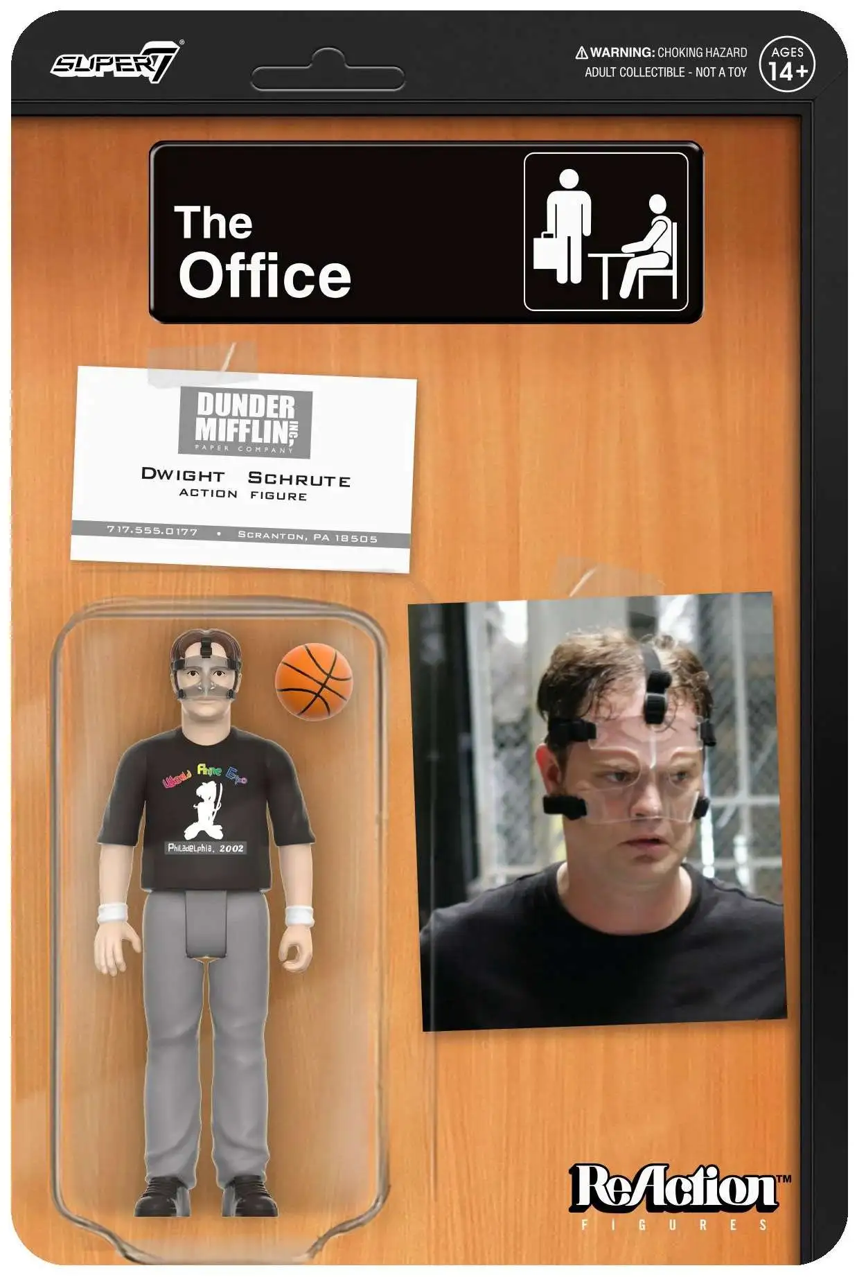 ReAction The Office Wave 2 Dwight Schrute Action Figure [Basketball]