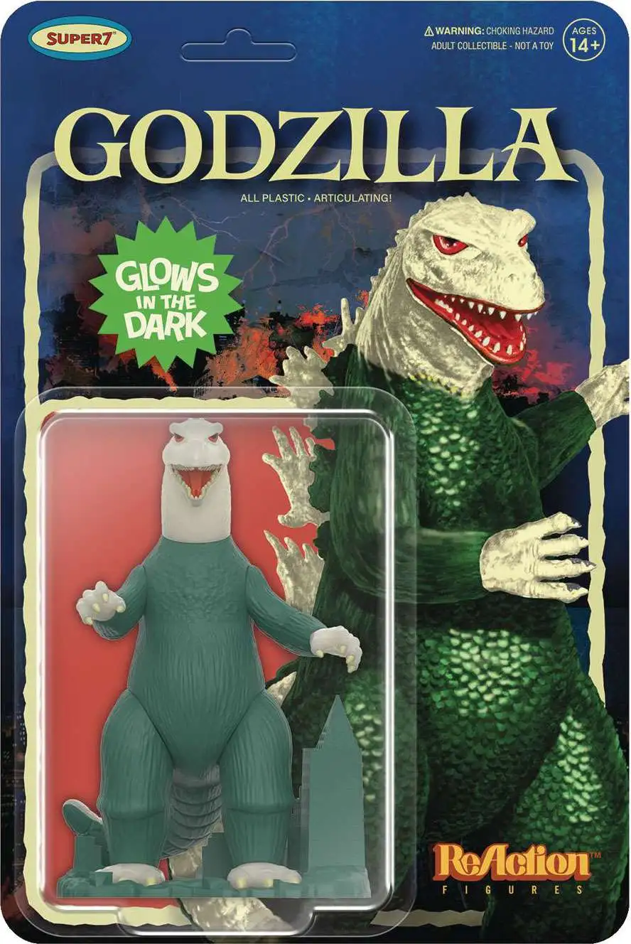 ReAction TOHO Godzilla "Model Kit" Action Figure [Glow-in-the-Dark]