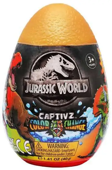 Jurassic World Dominion Captivz Color Change Slime Mystery Egg Pack