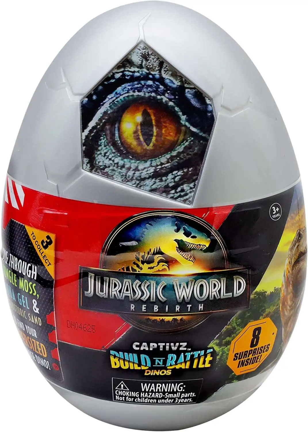 Jurassic World Rebirth Captivz Build N Battle Dinos Mystery Egg