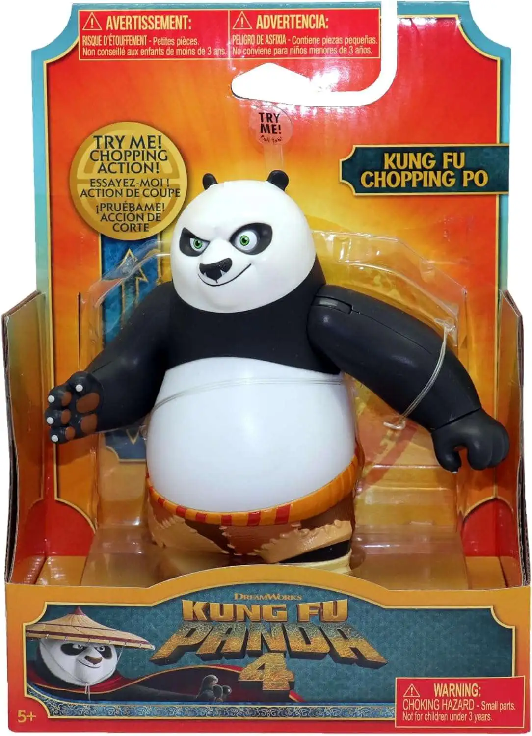 Kung Fu Panda 4 Kung Fu Chopping Po 5.5-Inch Figure