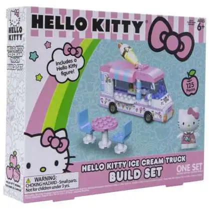 Sanrio Hello Kitty Ice Cream Truck Building Block Set