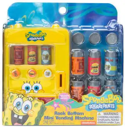 Spongebob Squarepants Rock Bottom Mini Vending Machine Exclusive