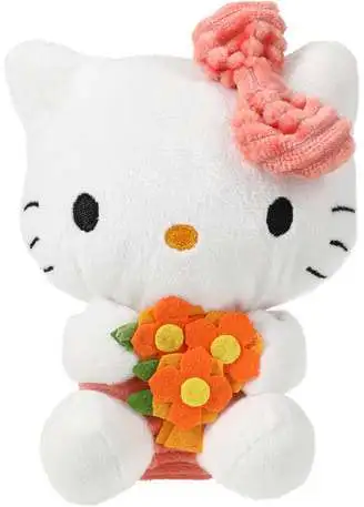 Sanrio Hello Kitty & Friends Spring Bouquet Hello kitty 6-Inch Plush [Orange Flowers]