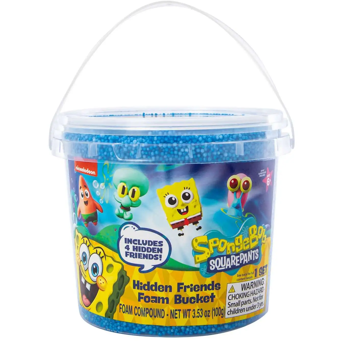 Spongebob Squarepants Hidden Friends Foam Bucket