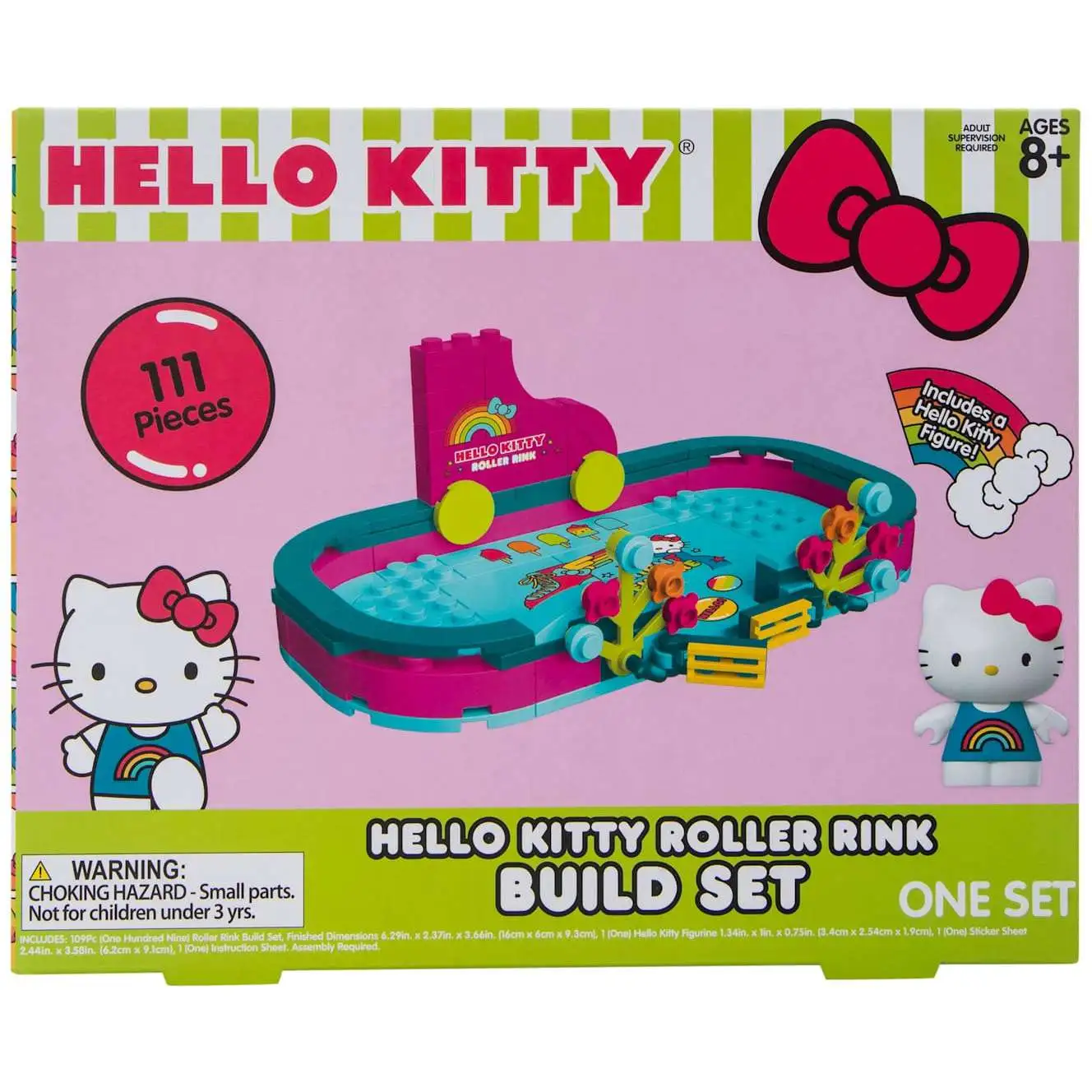 Sanrio Hello Kitty Roller Rink Building Block Set 1616