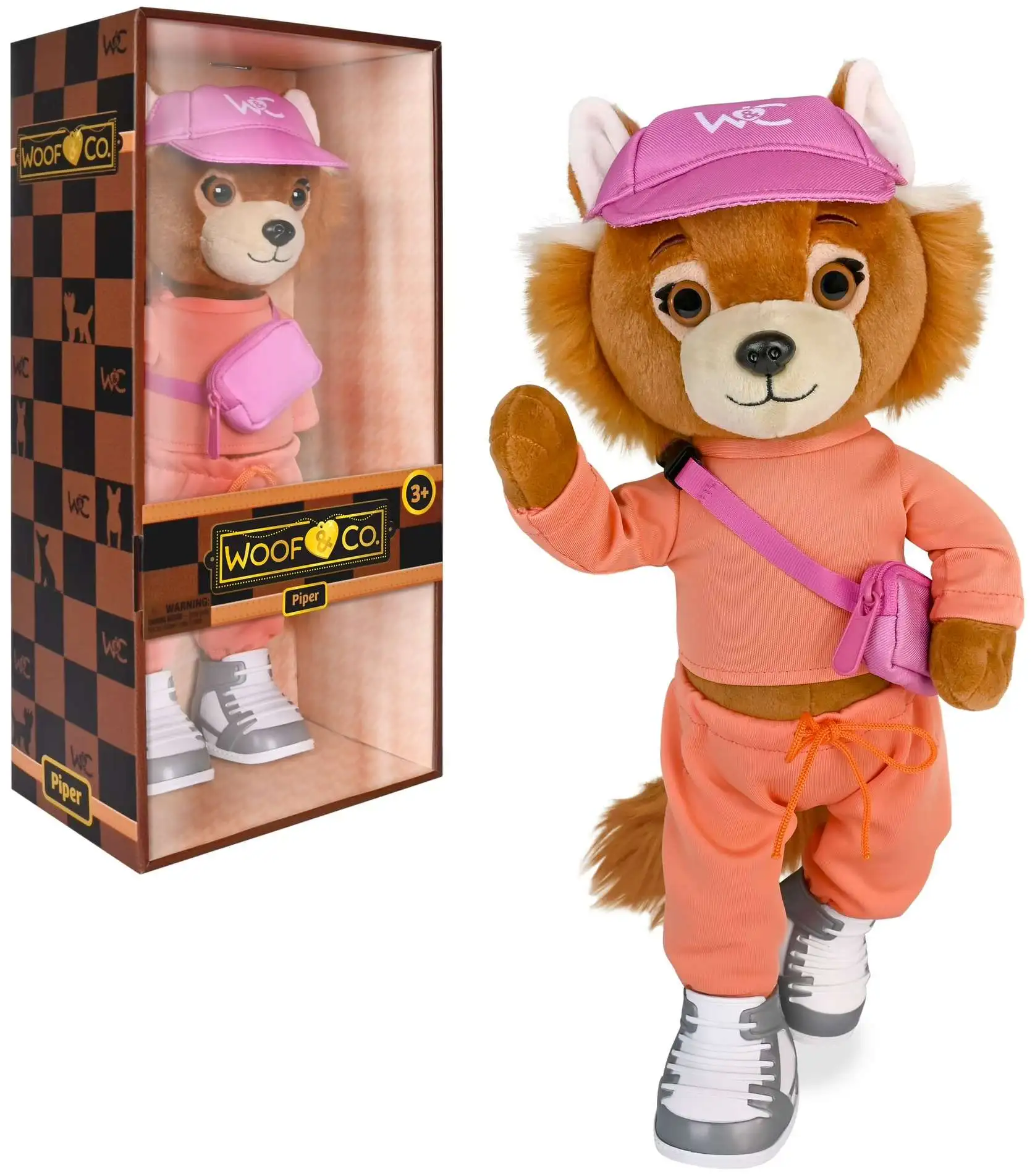 Woof & Co Piper Posable Plush Figure