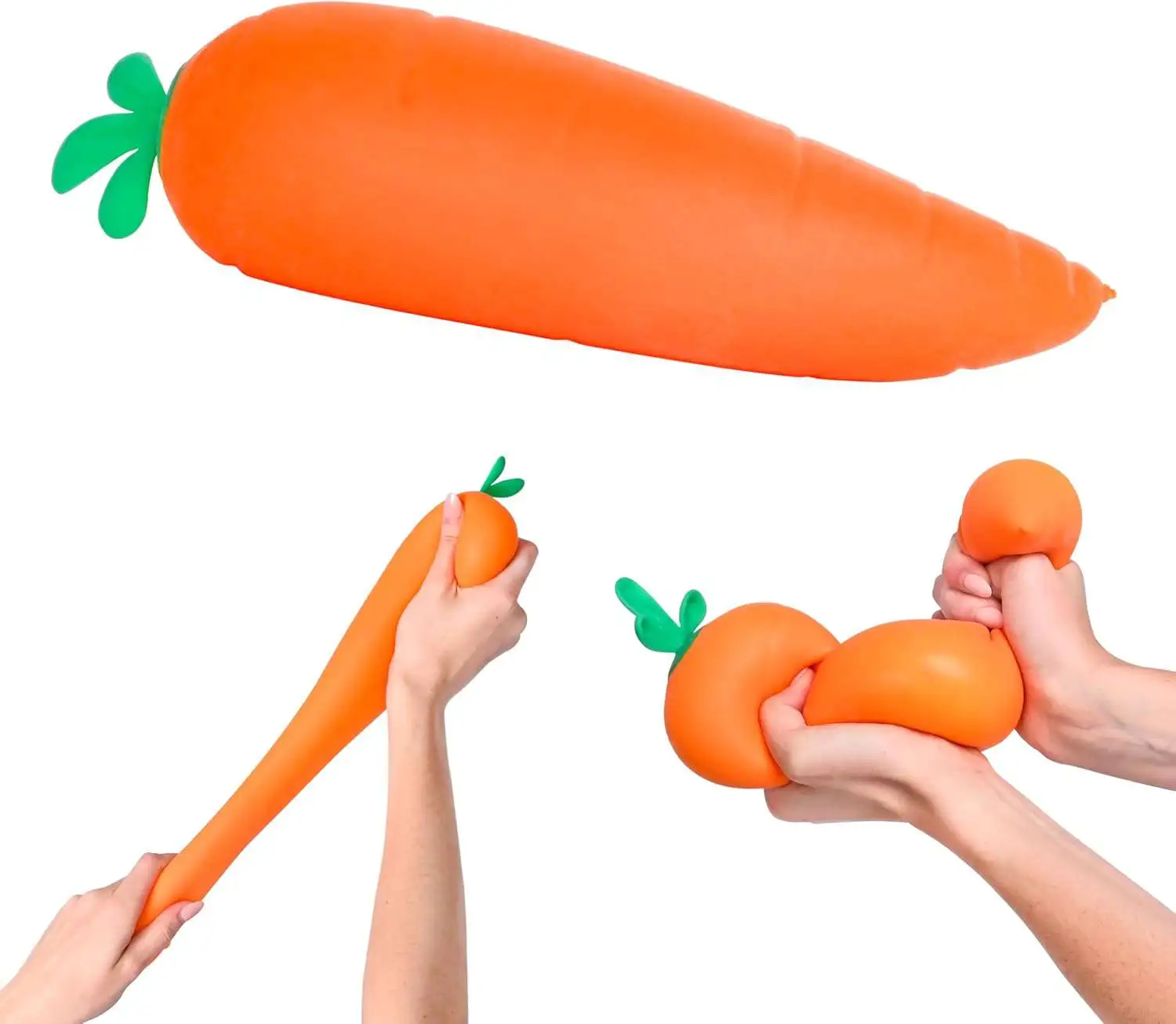 Squeeezy Carrot 12-Inch Squeeze Toy