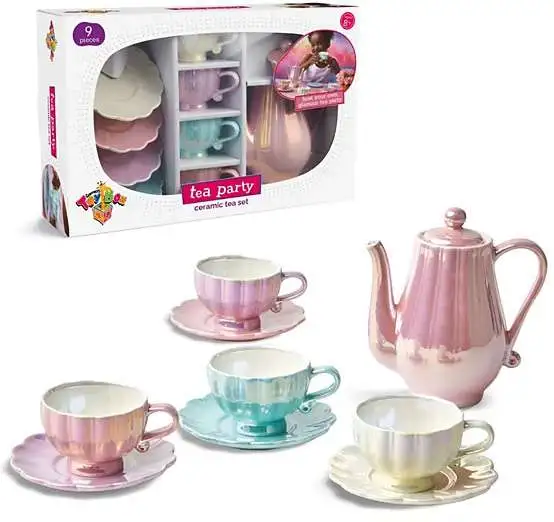 Geoffreys Toy Box Ceramic Tea Set TRU Kids Inc - ToyWiz