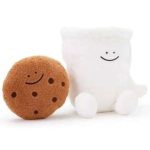 Geoffrey's Toy Box Tasties Milk & Cookies Exclusive 8-Inch Plush