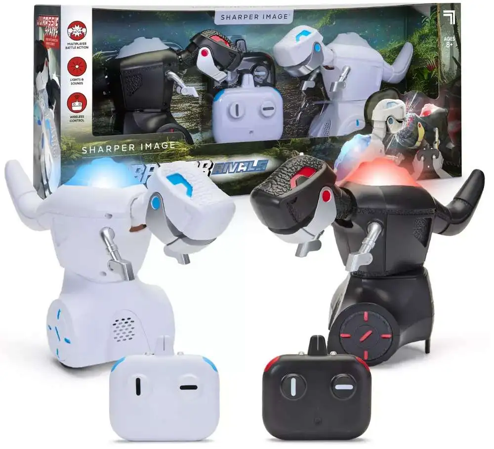 Sharper Image Robo Raptor Rivals R/C Remote Control Battle Dinos