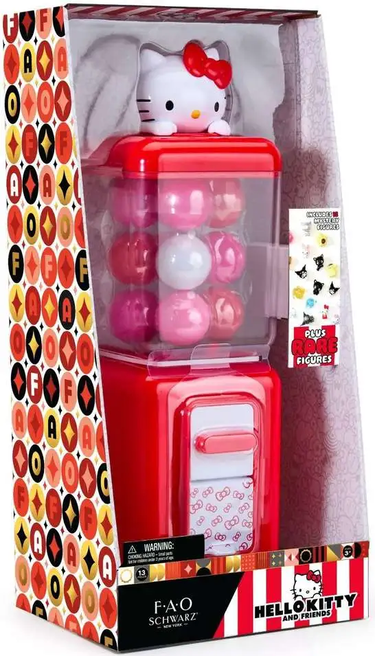 Hello Kitty Mini Figure Vending Machine Play Set [12 Mystery Figures!]