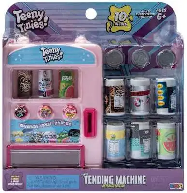 Teeny Tinies! Vending Machine Beverage Edition Playset [PINK]