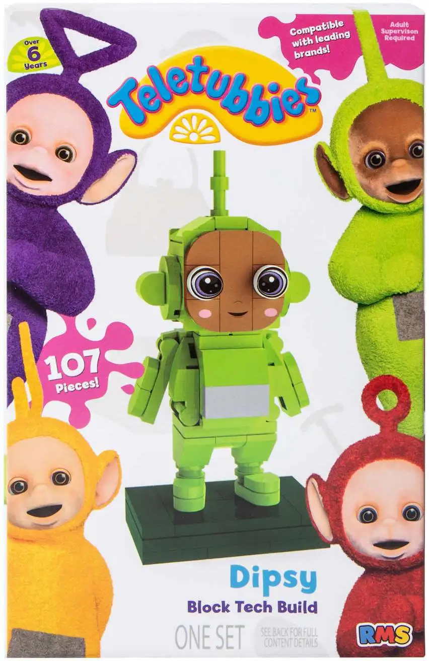 Teletubbies Block Tech Build Dipsy Construction Set [107 Pieces]