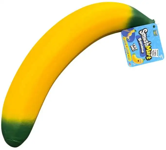 Smush Mart Squishy Banana 15-Inch Squeeze Toy