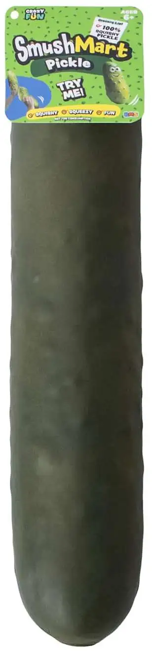 Smush Mart Squishy Pickle 15-Inch Squeeze Toy