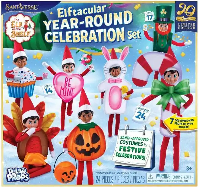 The Elf on the Shelf Santaverse Polar Props Elftacular Year-Round Celebration Set