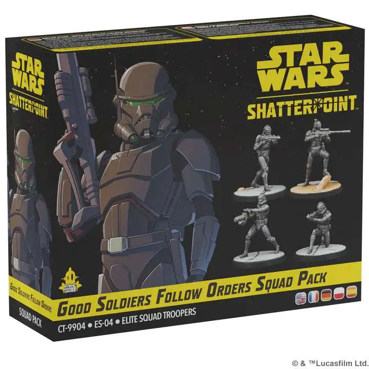 Star Wars Shatterpoint Good Soldiers Follow Orders Squad Pack