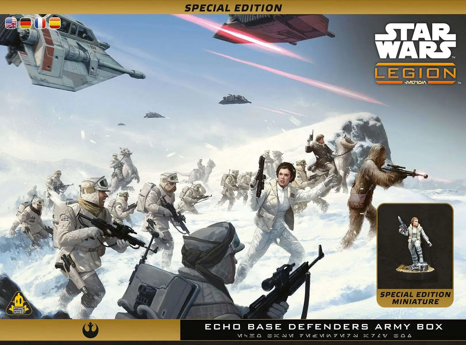 Star Wars Legion Echo Base Defenders Army Box Special Edition Atomic Mass  Games - ToyWiz