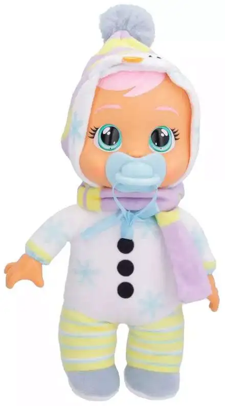 Cry Babies Tiny Cuddles Christmas Snowy 9 Plush Figure IMC Toys - ToyWiz