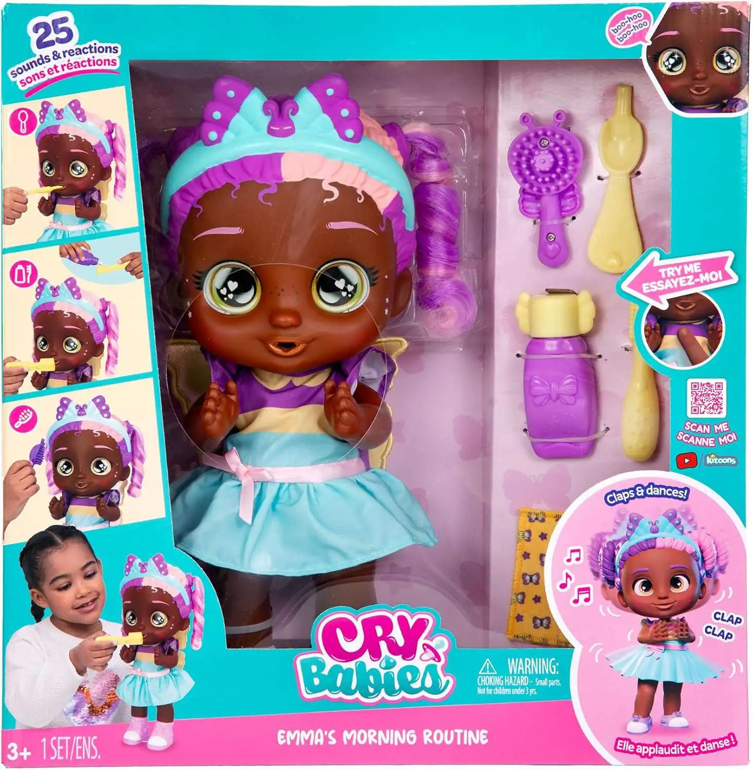 Cry Babies PlayTime Emma's Morning Routine Playset