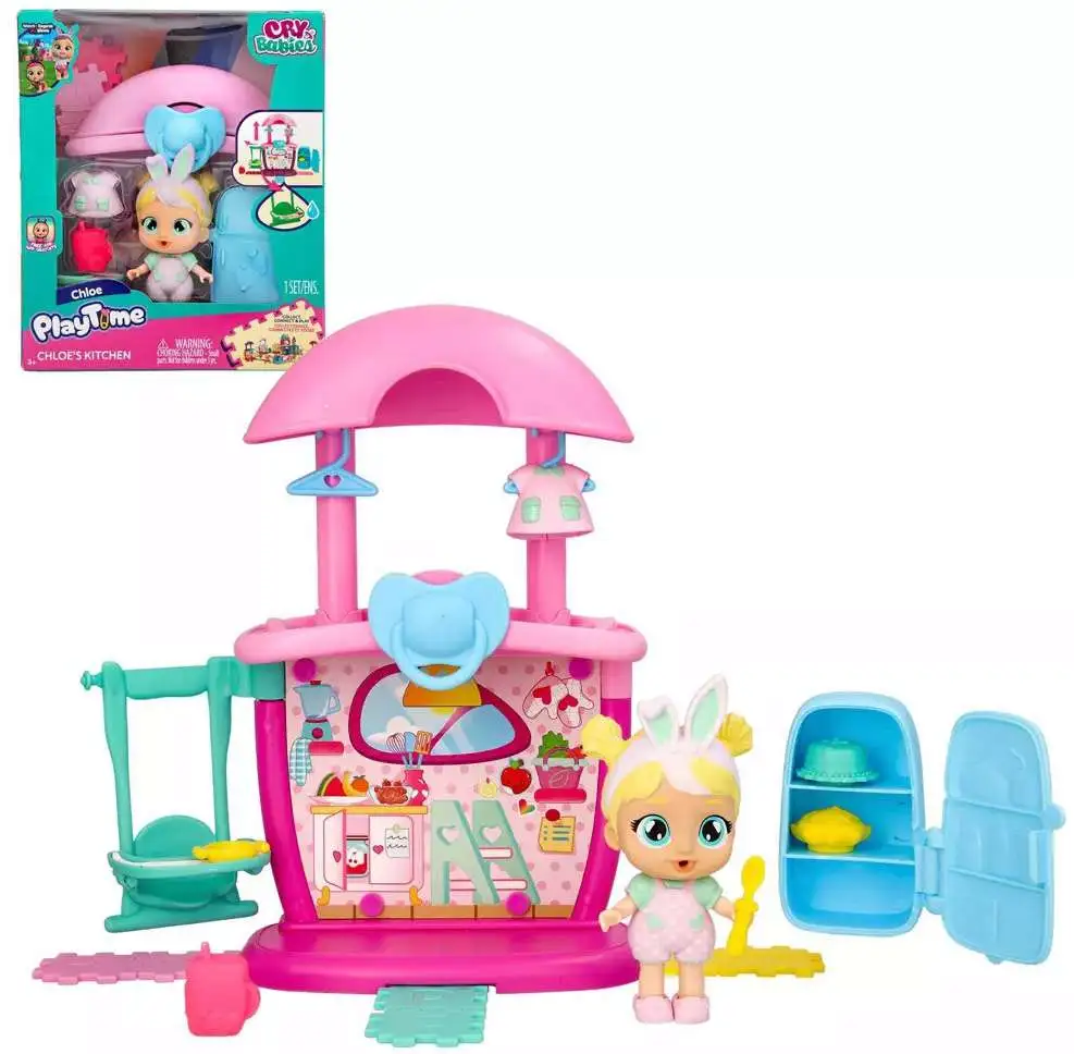 Cry Babies PlayTime Chloes Kitchen Playset IMC Toys ToyWiz