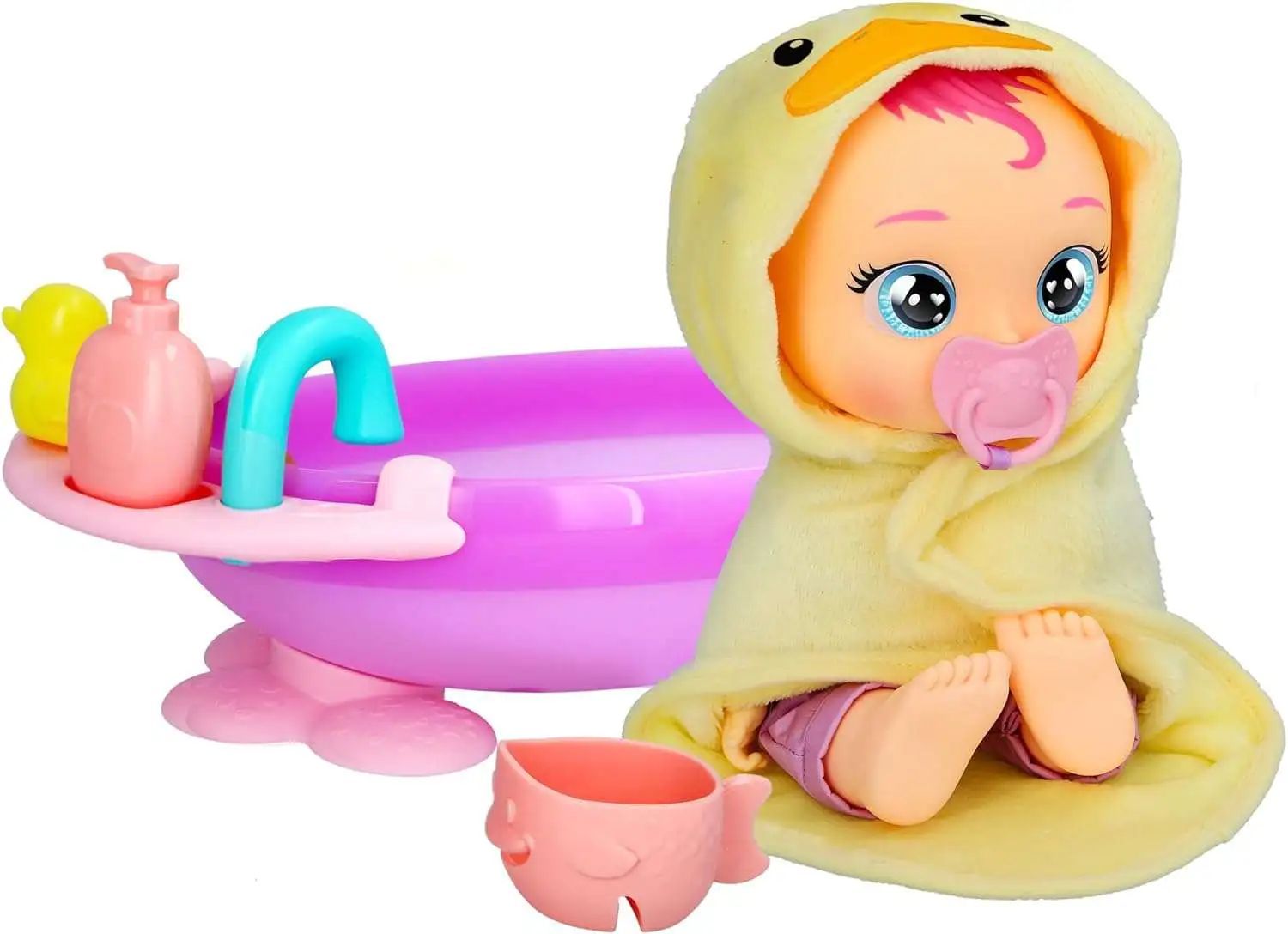 Cry Babies Newborn My First Bath Zoe Doll IMC Toys - ToyWiz