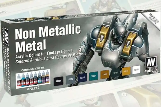 GAME Non Metallic Metal Set Paint Set [Vallejo]