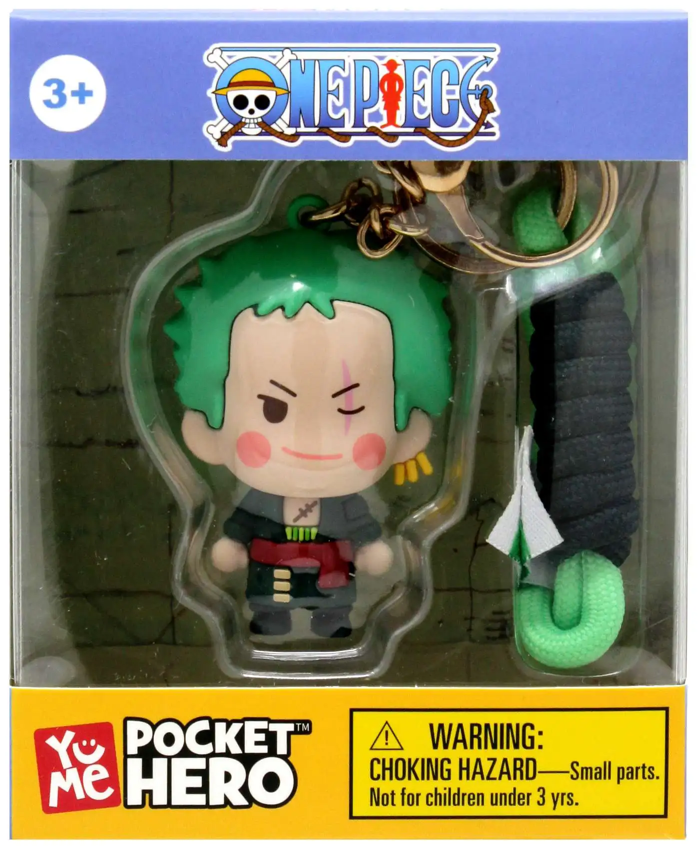 One Piece Pocket Hero Roronoa Zoro Keychain