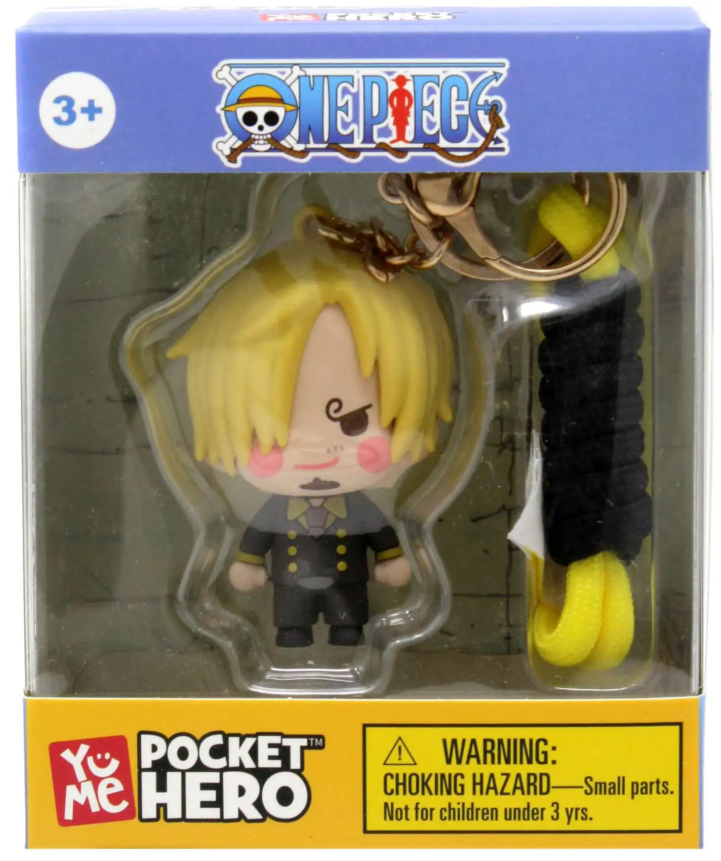One Piece Pocket Hero Sanji Keychain YuMe Toys - ToyWiz