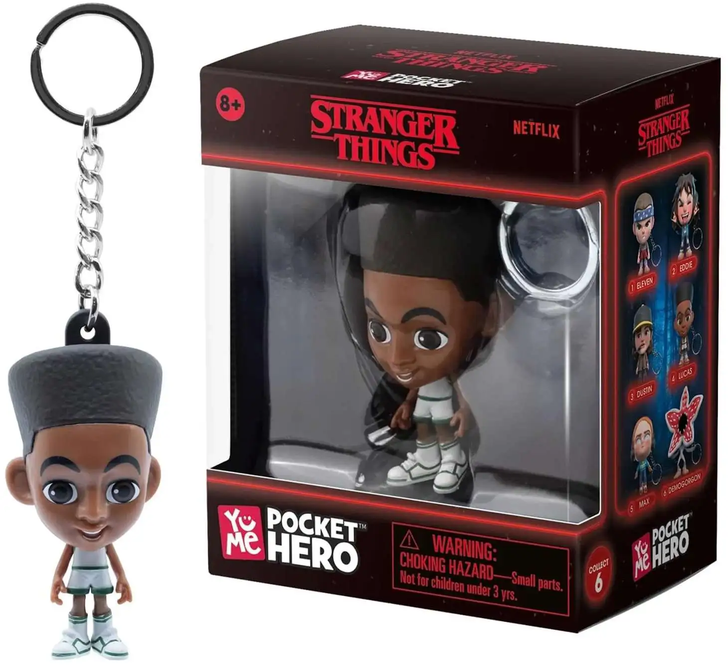 Stranger Things Pocket Hero Lucas Keychain